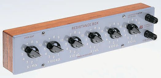 Cropico Resistance Decade Box, Resistance Resolution 10Ω, Absolute Maximum Resistance Measurement 10MΩ, UKAS Calibration