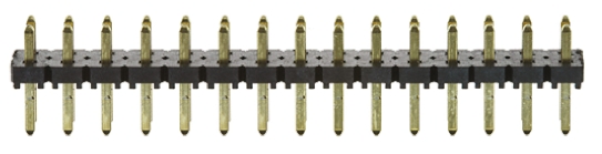 Samtec TLW Series Straight Through Hole Pin Header, 30 Contact(s), 2.54 mm Pitch, 2 Row, Unshrouded