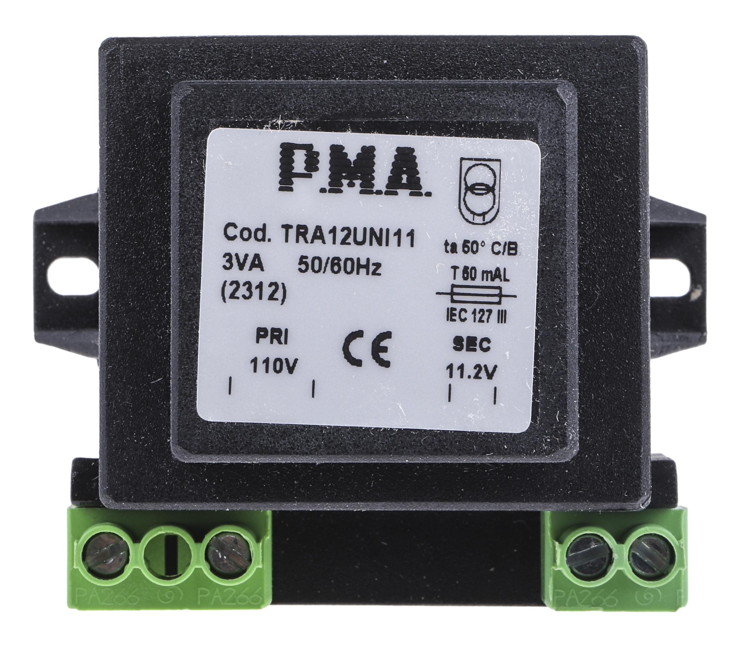 Carel 3VA 1 Output Chassis Mounting Transformer, 12V ac