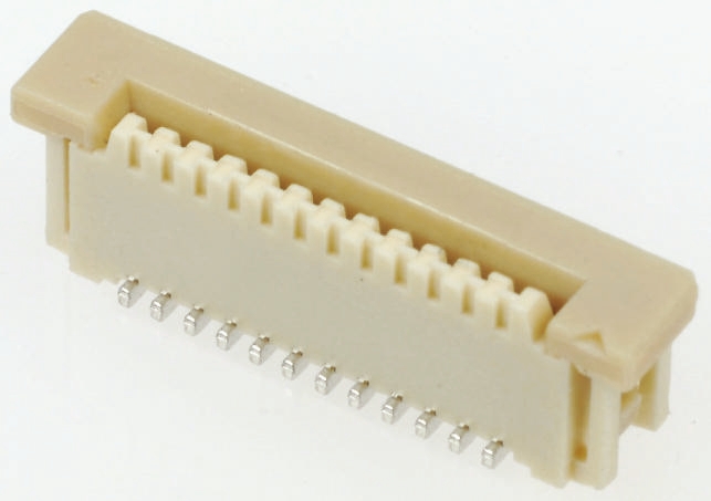 Molex, Easy-On, 52610 1mm Pitch 30 Way Straight Female FPC Connector, ZIF Vertical Contact