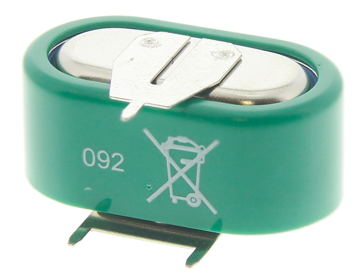 Varta V150H 2.4V NiMH Button Rechargeable Battery, 150mAh