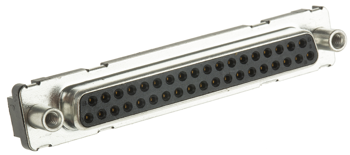 Amphenol FCI Delta D Series, 37 Way Through Hole PCB D-sub Connector Socket, 2.76mm Pitch