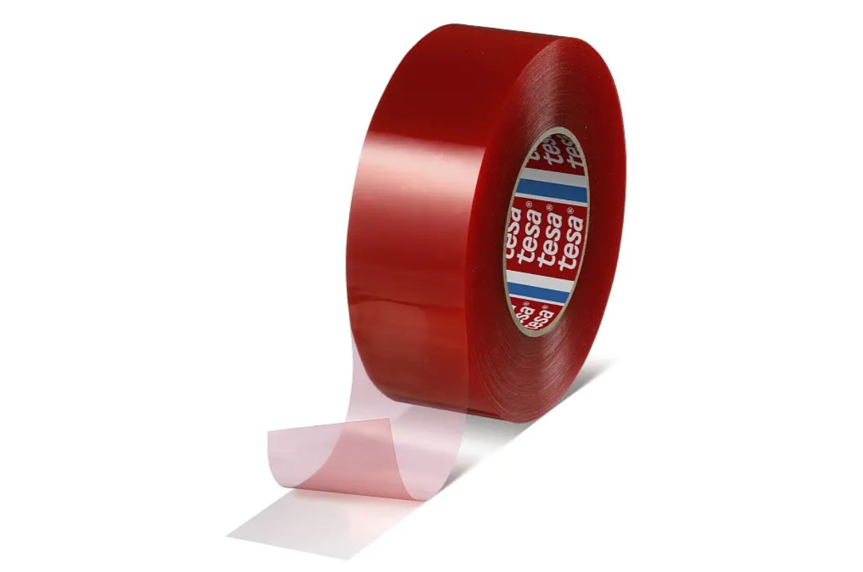 Tesa 04965-00176-00 Transparent Double Sided Tape, 0.205mm Thick, ABS - 12 N/cm, Aluminium - 10.6 N/cm, PC - 14 N/cm,