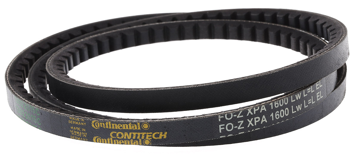 Contitech Drive Belt, belt section XPA, 1600mm Length