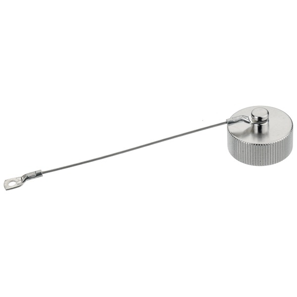 binder Silver Protective Cap for use with Circular Connector