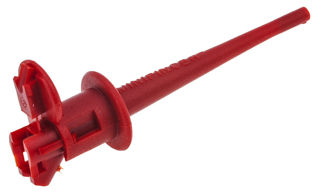 Fluke Red Mini Test Clip, 5A Rating, 2.79mm Tip Size