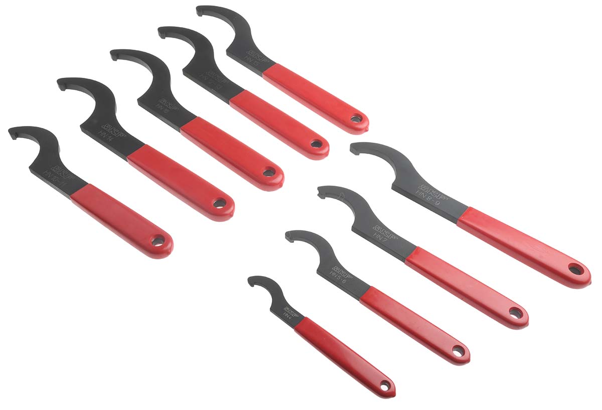 SKF HN Series 9-Piece Spanner Set, HN 4 → HN 16 mm