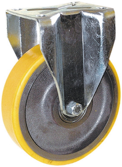 Guitel Hervieu Fixed Castor Wheel, 900kg Capacity, 200mm Wheel