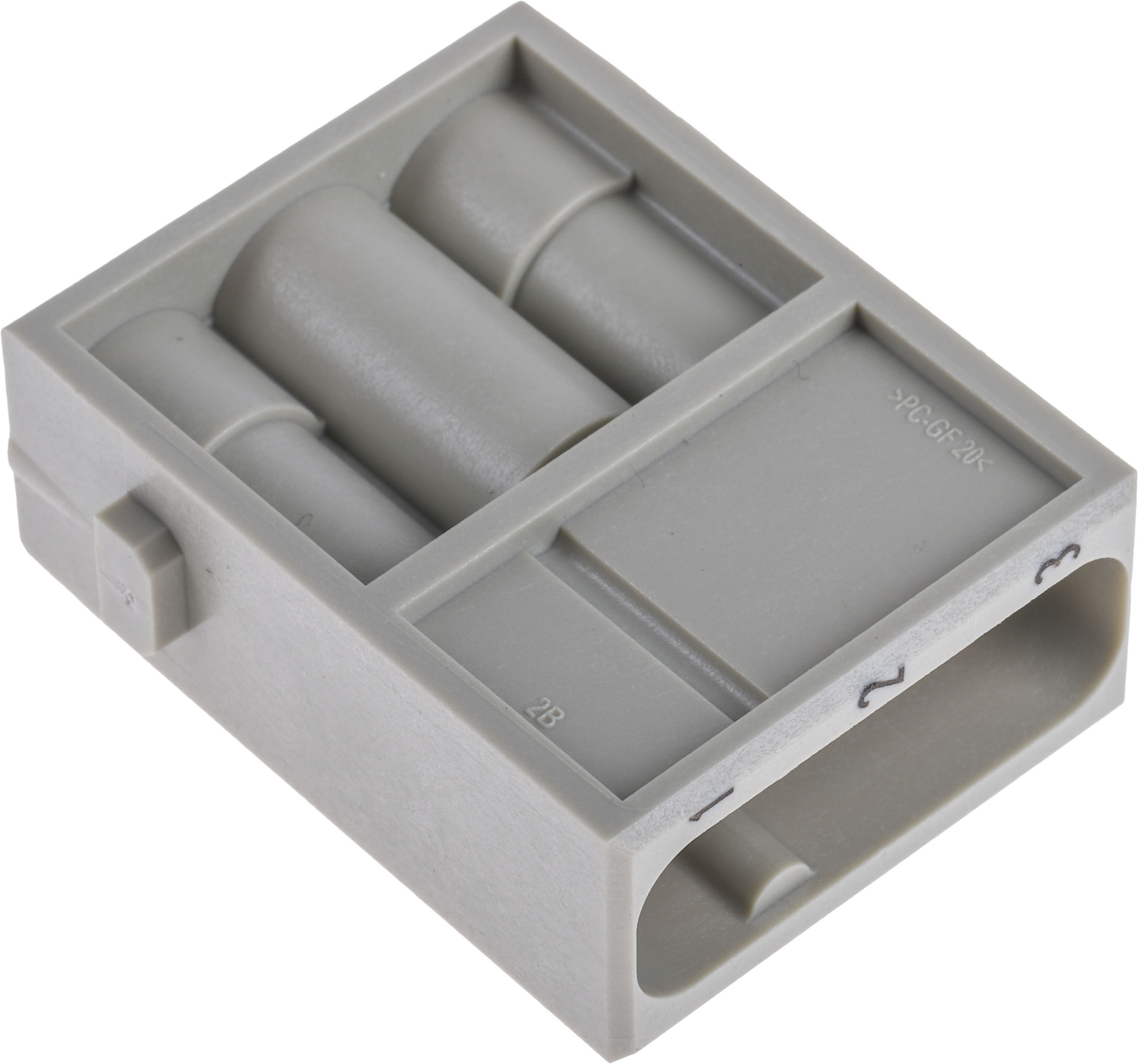 HARTING Heavy Duty Power Connector Module, 40A, Male, Han-Modular Series, 3 Contacts