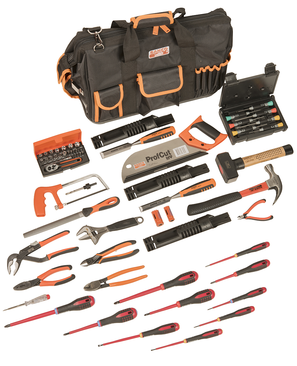 Bahco 61 Piece Closed Top Bag Mro Tool Kit