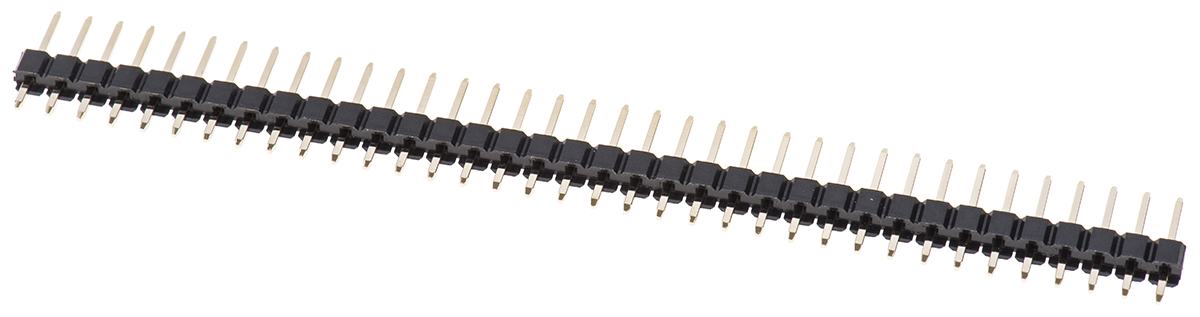 ASSMANN WSW AW140 Series Straight Through Hole Pin Header, 36 Contact(s), 2.54 mm Pitch, 1 Row, Unshrouded