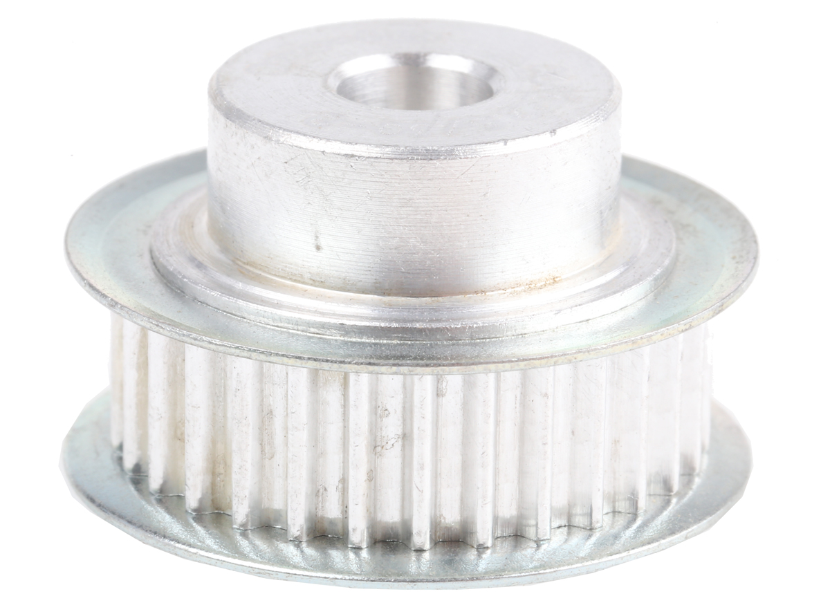 RS PRO Timing Belt Pulley, Aluminium 6mm Belt Width x 2.5mm Pitch, 30 Tooth