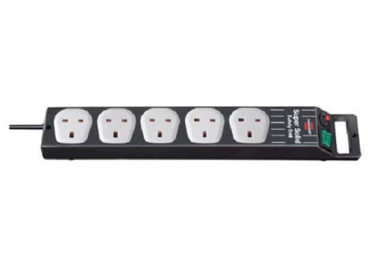 brennenstuhl 3m 5 Socket BS 1363 Extension Lead, IP20