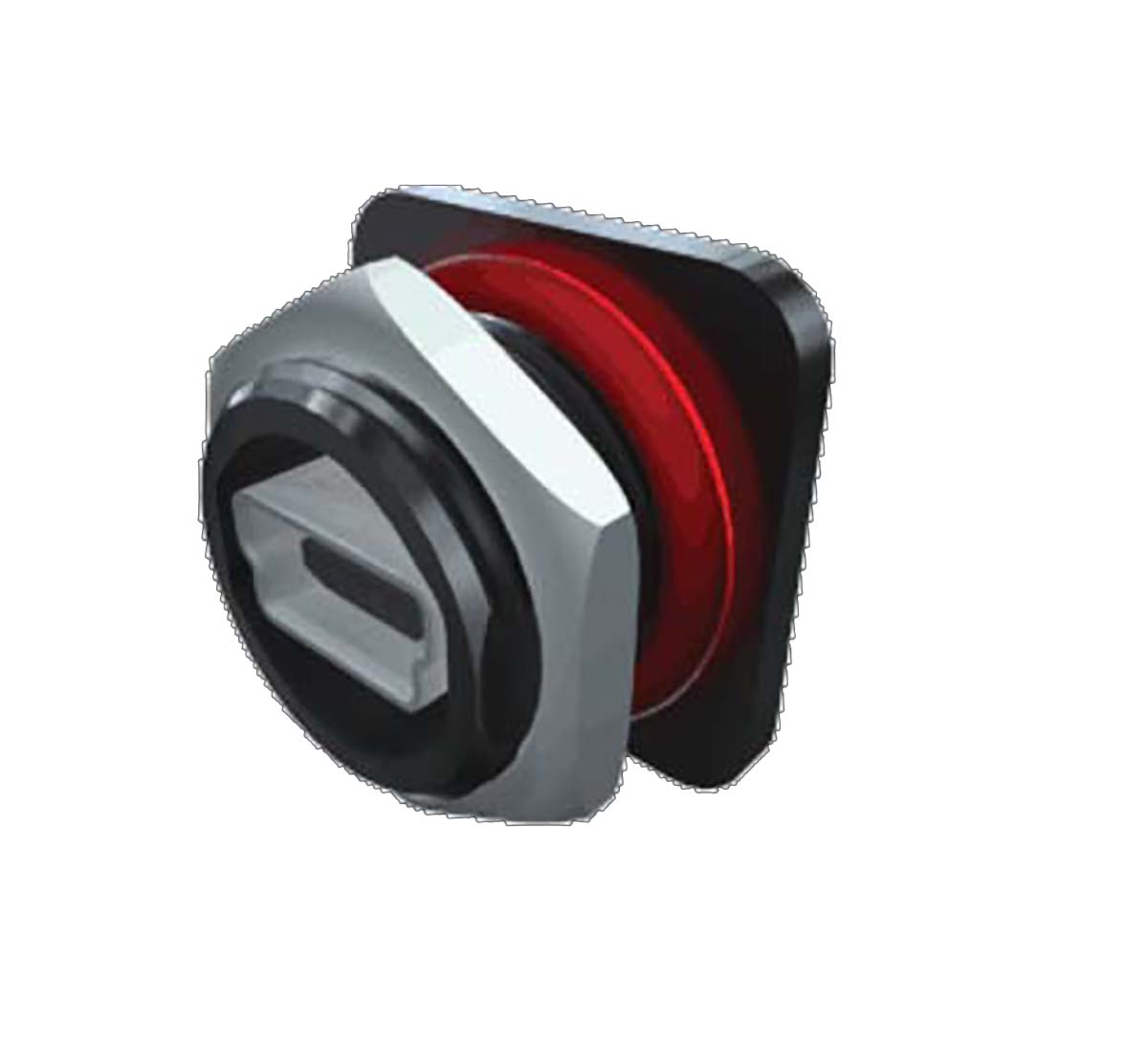 Samtec Right Angle, Socket Type Mini B USB Connector