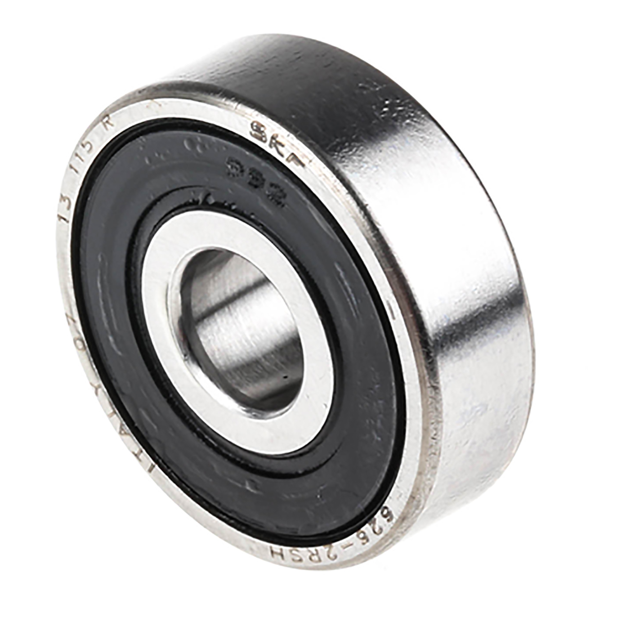 SKF 626-2RSH 1 Row Ball Bearing - 6 mm ID, 19 mm OD