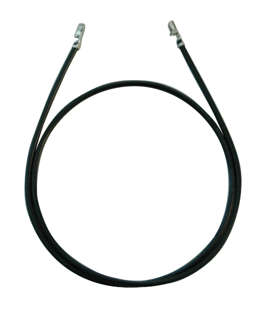 RS PRO Female DF11 to Female DF11 Crimped Wire, 300mm, 0.25mm², Black