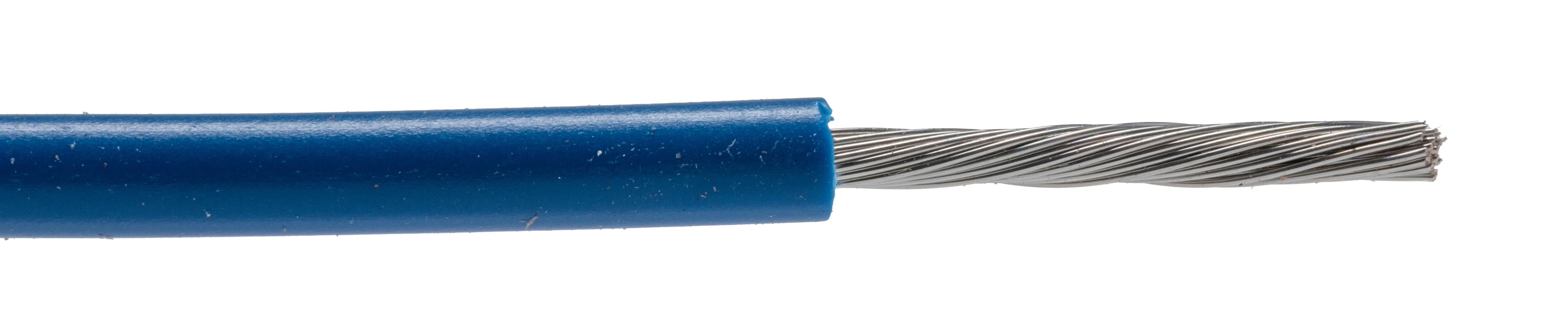 RS PRO Dark Blue 1mm² Hook Up Wire, 18AWG, 32/0.2mm, 100m, PVC Insulation