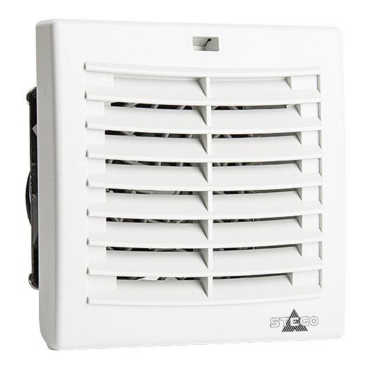 STEGO FPI/FPO 018 Series Filter Fan, 24 V dc, DC Operation, 17m³/h Filtered, 31m³/h Unimpeded, IP54, 120 x 120mm