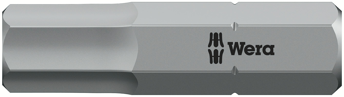 Wera Hex-Plus Screwdriver Bit, 6 mm Tip