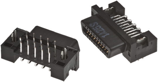 Hirose FX2 Series Right Angle Through Hole Mount PCB Socket, 32-Contact, 2-Row, 1.27mm Pitch, Solder Termination