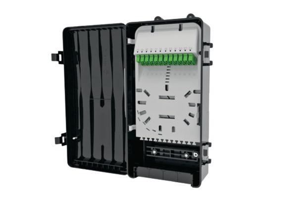 HellermannTyton Connectivity 4 (Inbound), 24 (Outbound) Port LC-APC Duplex Fibre Optic Patch Panel