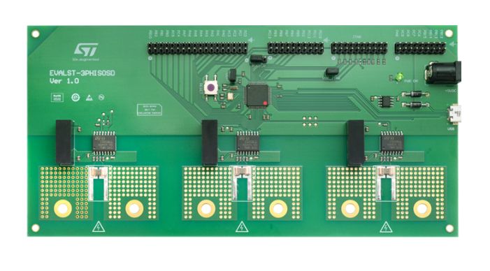 STMicroelectronics ST EVALST-3PHISOSD Current Sensor for Shunt Current Sensor for STM32F413RH, ISOSD61