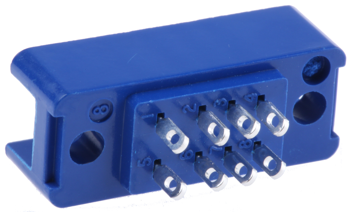 Hirose 1600 8 Way Cable Mount D-sub Connector Socket, 2.5mm Pitch