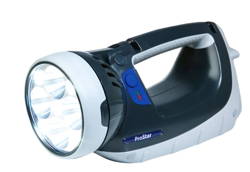 Nightsearcher Searchlight Torch Black, White - Rechargeable 10000