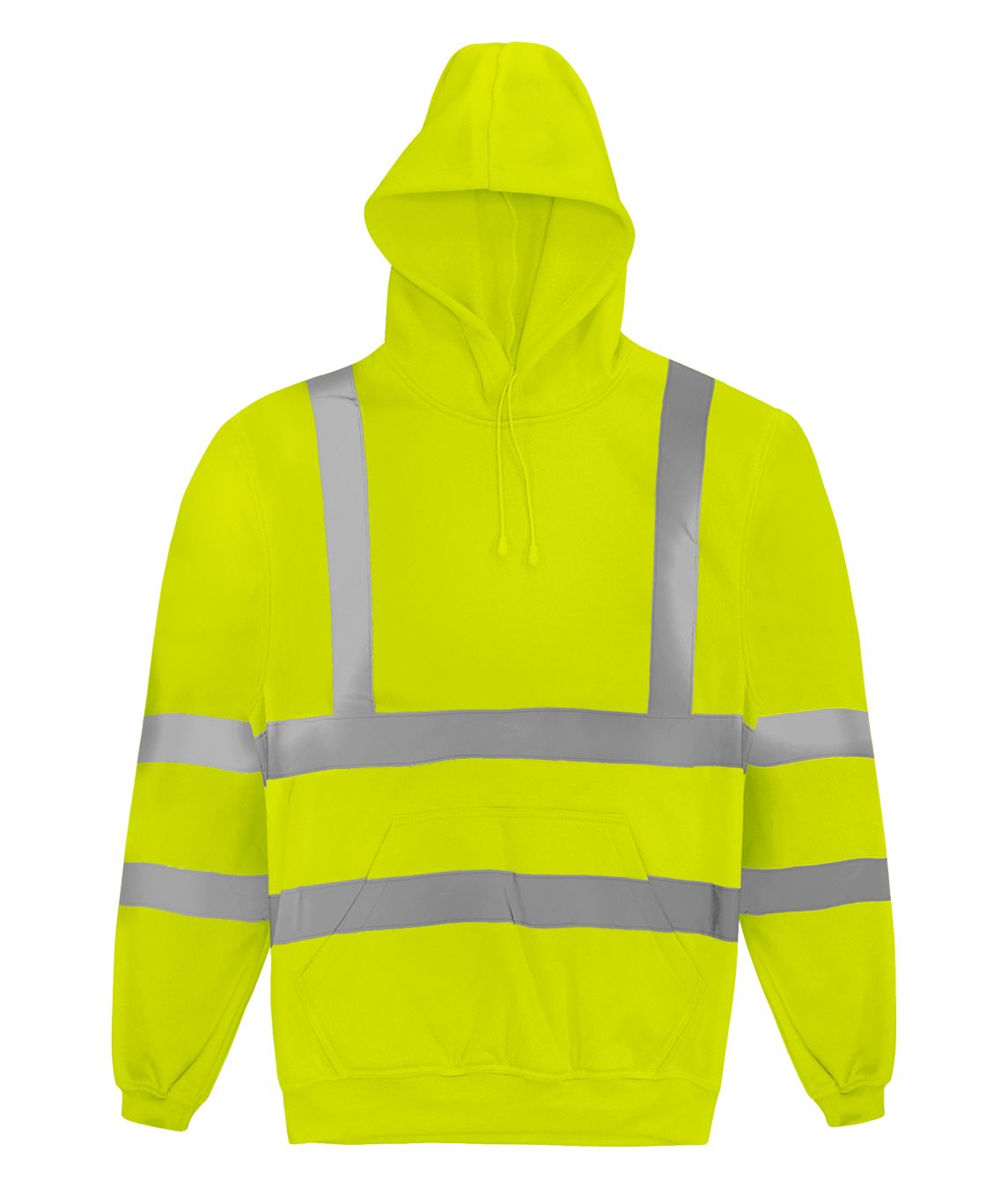 Orbit International Yellow Unisex Hi Vis Hoodie, M