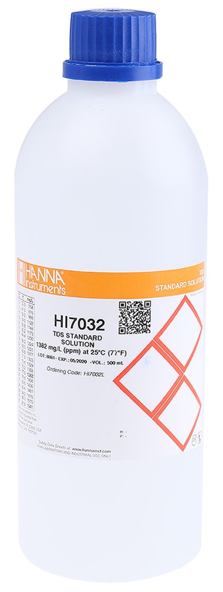 Hanna Instruments HI7032L Buffer Solution, 500ml Bottle