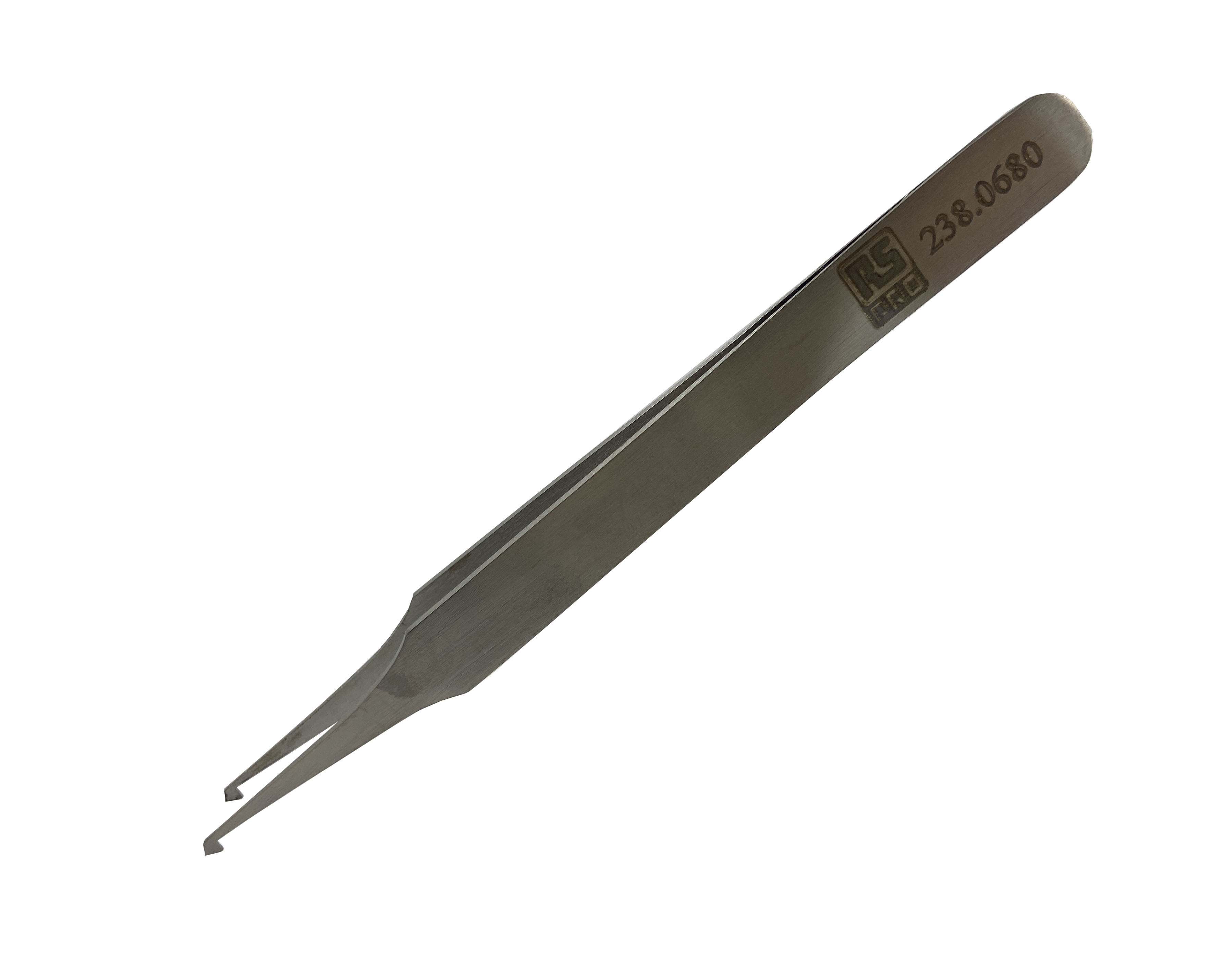 RS PRO 120 mm, Low Carbon Austenitic Steel, Angle, Tweezer