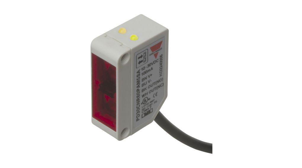 CAP-XX Diffuse Photoelectric Sensor, Block Sensor, 200 mm Detection Range