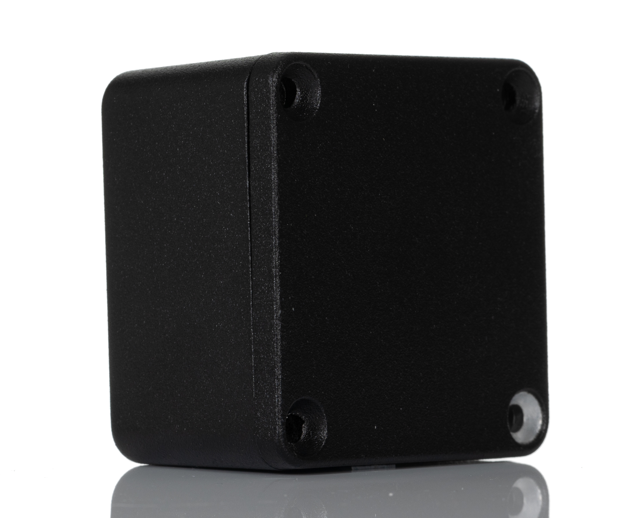Hammond 1590 Series Black Die Cast Aluminium Enclosure, IP54, Black Lid, 50.5 x 50.5 x 27mm