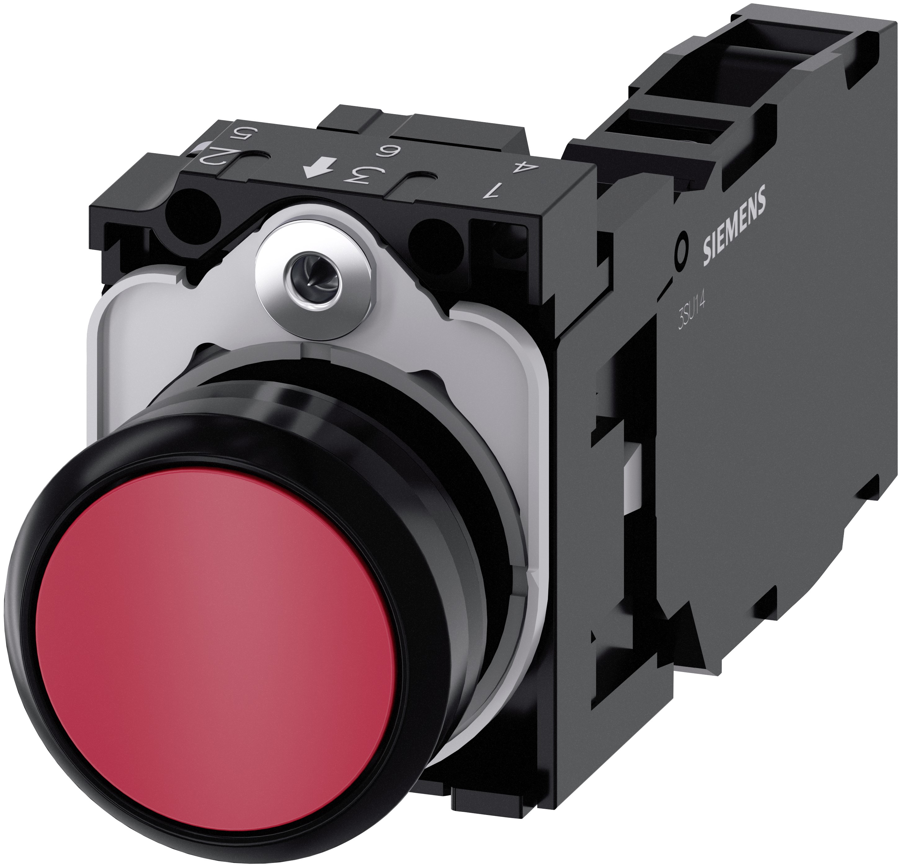 Siemens SIRIUS ACT 3SU11 Series Push Button, Panel Mount, 22mm Cutout, SPDT