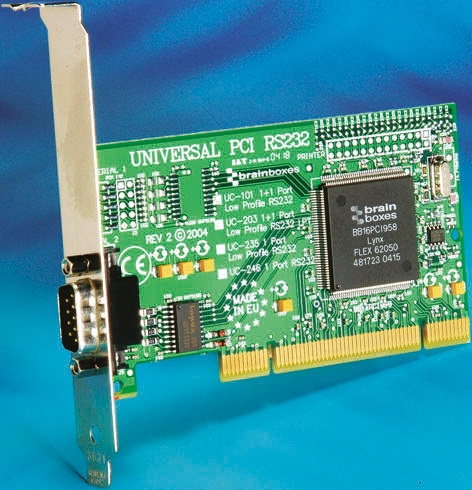 Brainboxes 1 PCI RS232 Serial Card