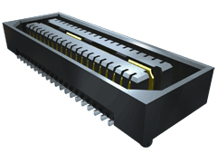 Samtec QSE Series Straight Surface Mount PCB Socket, 120-Contact, 2-Row, 0.8mm Pitch, Solder Termination
