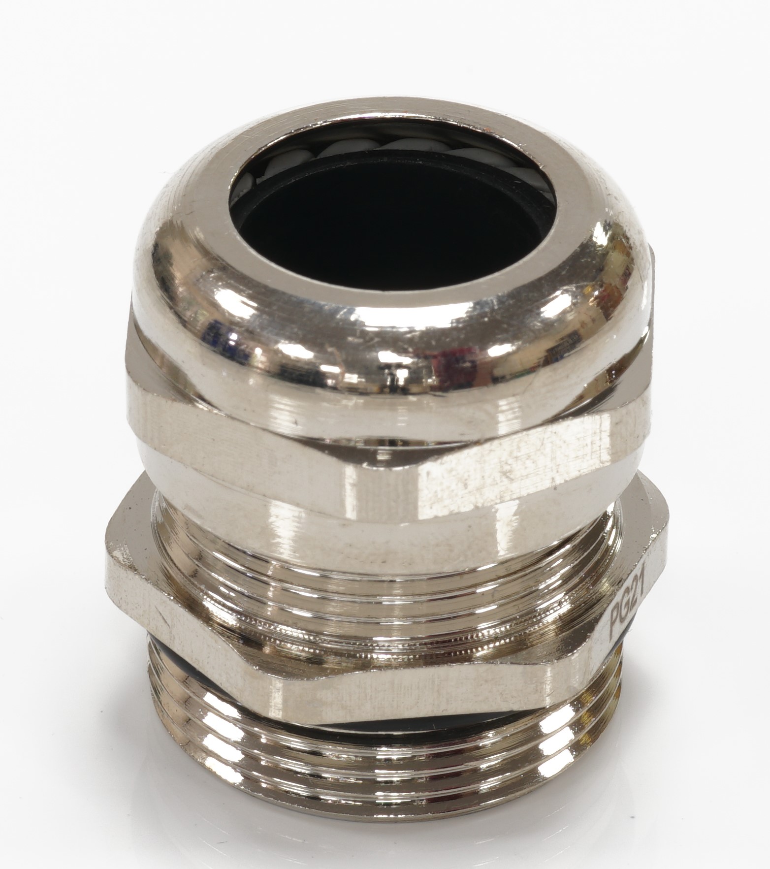 RS PRO Metal Cable Gland Thread Size PG21, For Use With Heavy Duty Power Connector