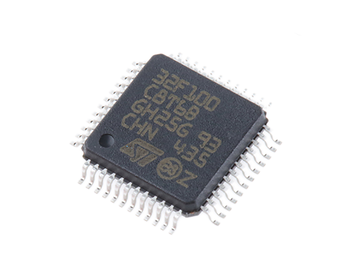 STMicroelectronics STM32F100C8T6B, 32 bit ARM Cortex M3, STM32F100C8 Microcontroller, 24 MHz, 64kB FLASH, 48-Pin LQFP