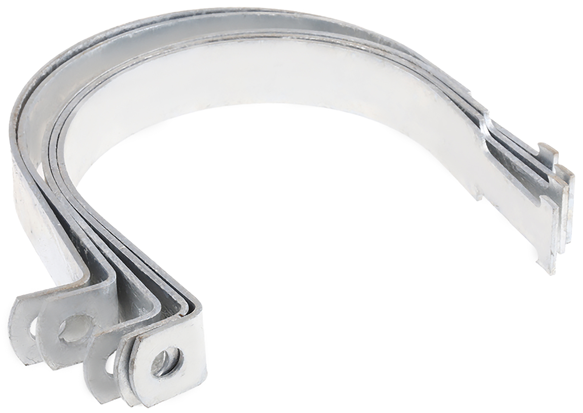 Unistrut Steel Pipe Clamp 32mm x 204mm, 14mm
