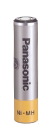 Panasonic NiMH Rechargeable AAA Battery, 730mAh, 1.2V
