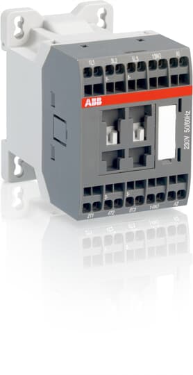 ABB 1SBL10 Contactor, 690 V Coil, 3-Pole, 9 A, 4 kW, 4NO