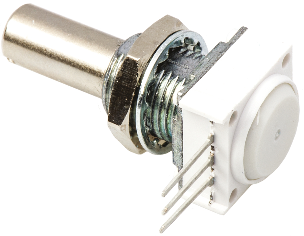 Vishay 149 10kΩ Rotary Potentiometer 1-Gang, Panel Mount (Through Hole), 14910F0GJSX10103KA