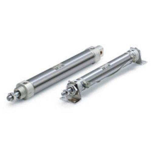 SMC Pneumatic Cylinder - CM2 Series, Double Acting Acting