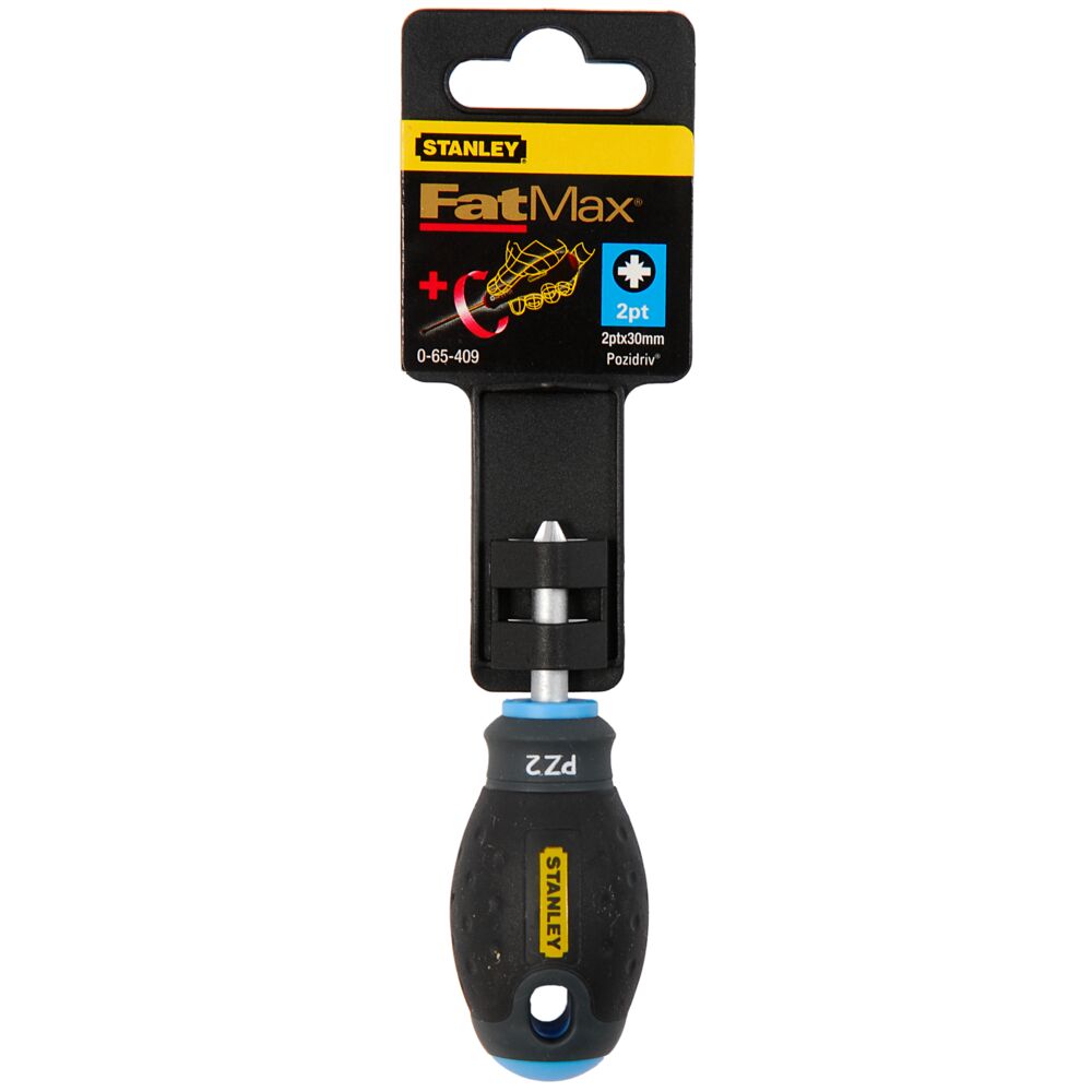 Stanley Pozidriv  Screwdriver, PZ2 Tip, 30 mm Blade, 90 mm Overall