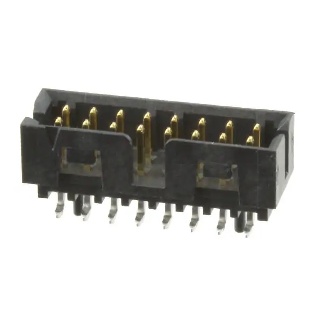 Molex Milli-Grid Series Vertical Surface PCB Header, 16 Contact(s), 2 mm Pitch, 2 Row, Shrouded