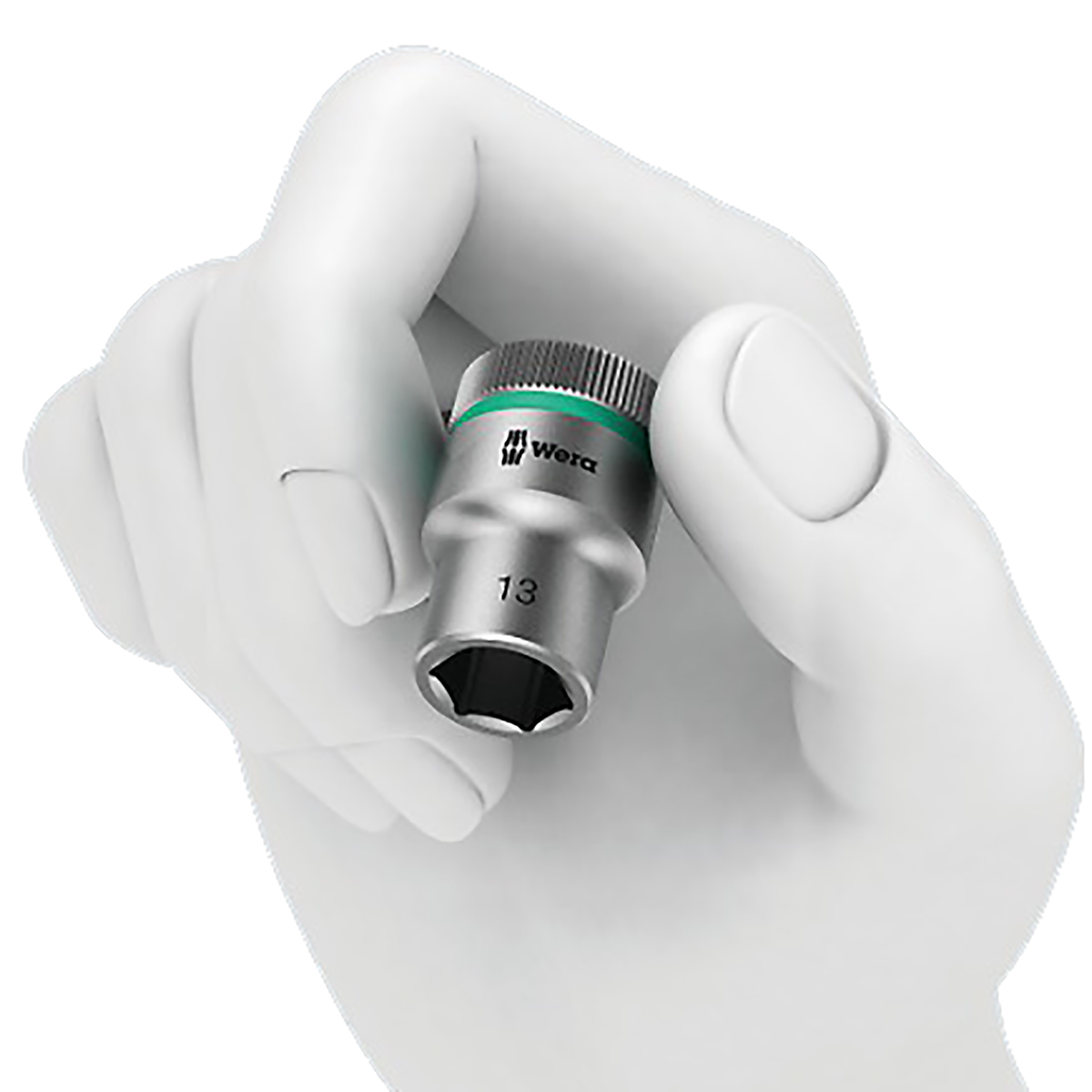 Wera 3/8 in Drive 11mm Standard Socket, 6 point, 29 mm Overall Length