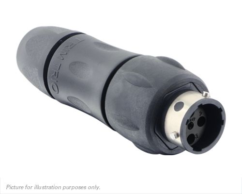 Souriau Sunbank by Eaton Circular Connector, 4 Contacts, In-Line, Standard Connector, Socket, Male, IP68, IP69K, UTGX