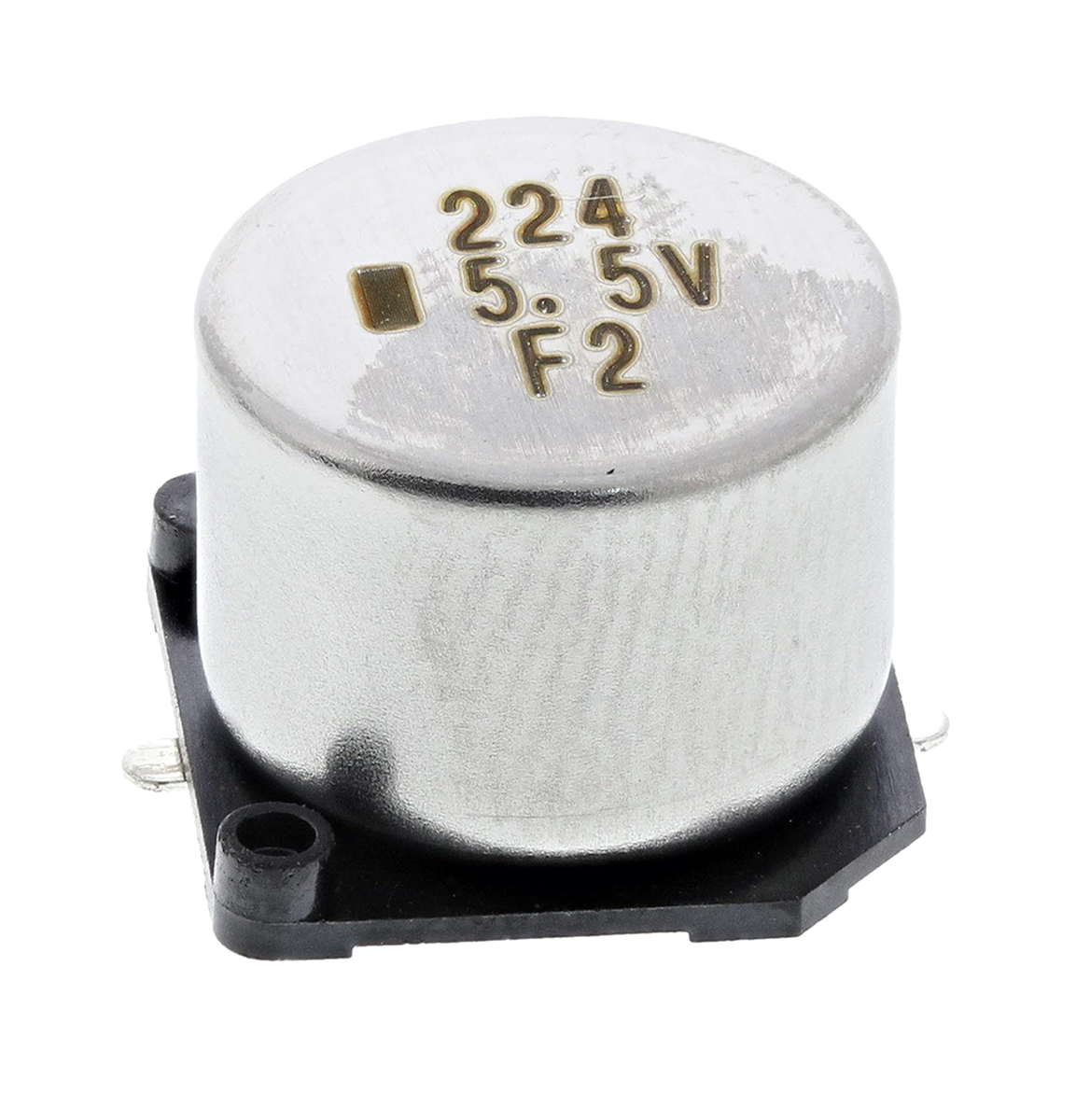 KEMET 0.22F Supercapacitor -20 → +80% Tolerance, Supercap FC 5.5V dc, Surface Mount
