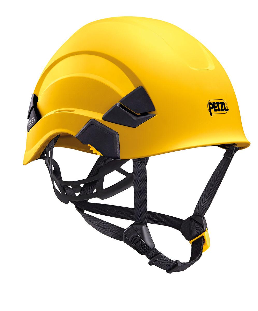 Petzl VERTEX Yellow Safety Helmet with Chin Strap, Adjustable