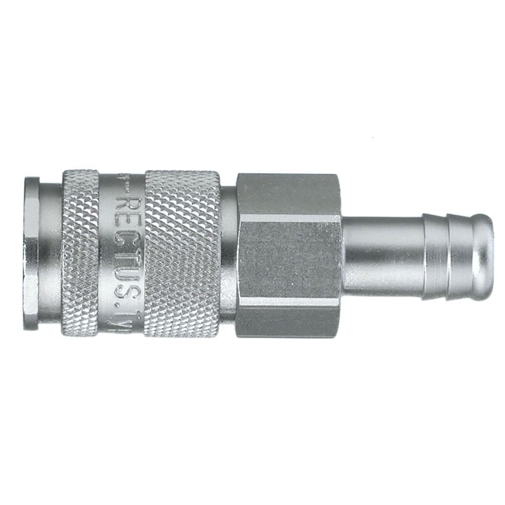 Legris Nickel Plated Brass Female, Male Pneumatic Quick Connect Coupling, 27mm Hose Barb